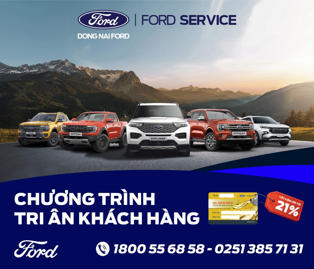 tri ân khách hàng mua xe ford