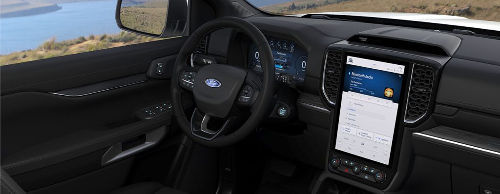 phần nội thất xe ford everest thế hệ mới hiện đại