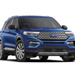 xe ford explorer màu xanh